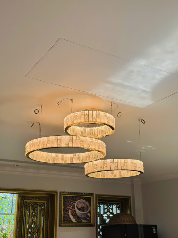 Đèn thả pha lê THD876T3