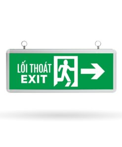 Đèn Exit hộp 1 mặt chỉ hướng phải 3W