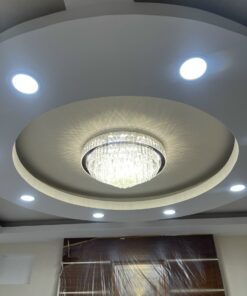 đèn trang trí nội thất của mọi nhà Đèn mâm pha lê OTPL42