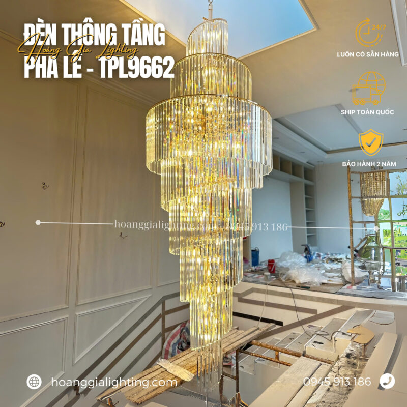 đèn trang trí nội thất của mọi nhà Đèn thả thông tầng TPL9662