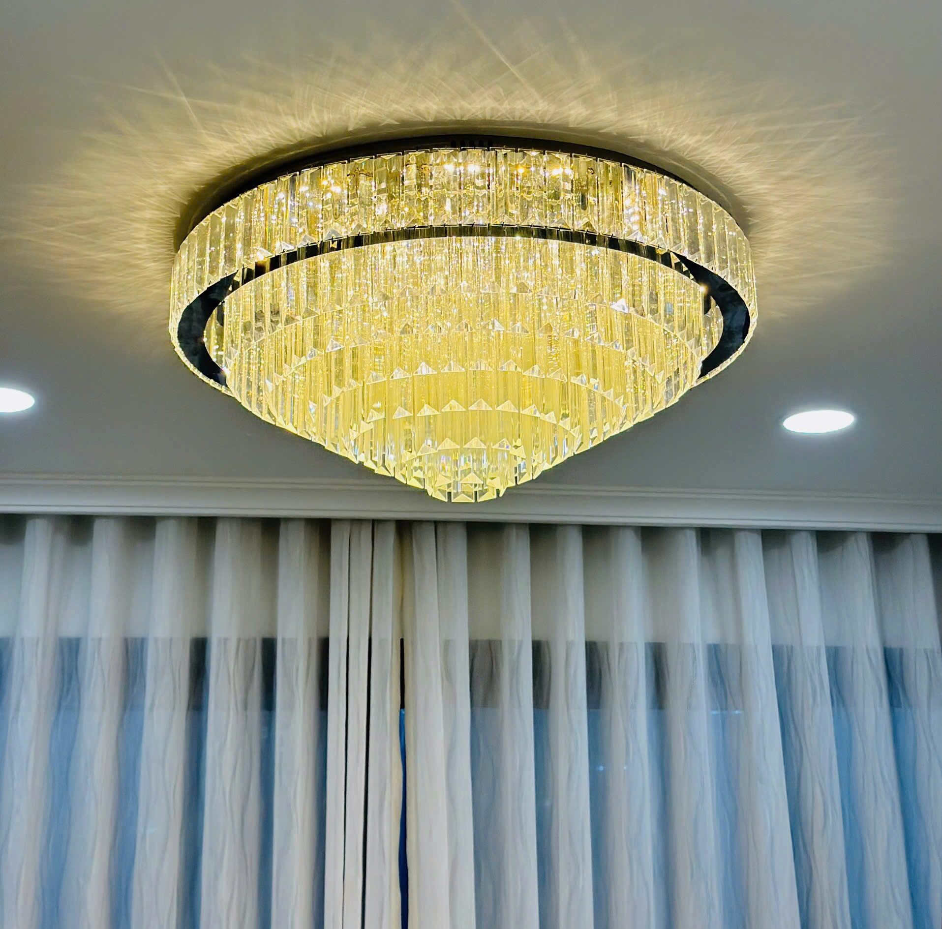 Đèn mâm pha lê OTPL42 Đèn mâm pha lê OTPL42