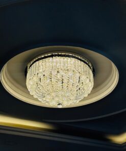 đèn trang trí nội thất của mọi nhà Đèn mâm pha lê OTPL40405T600