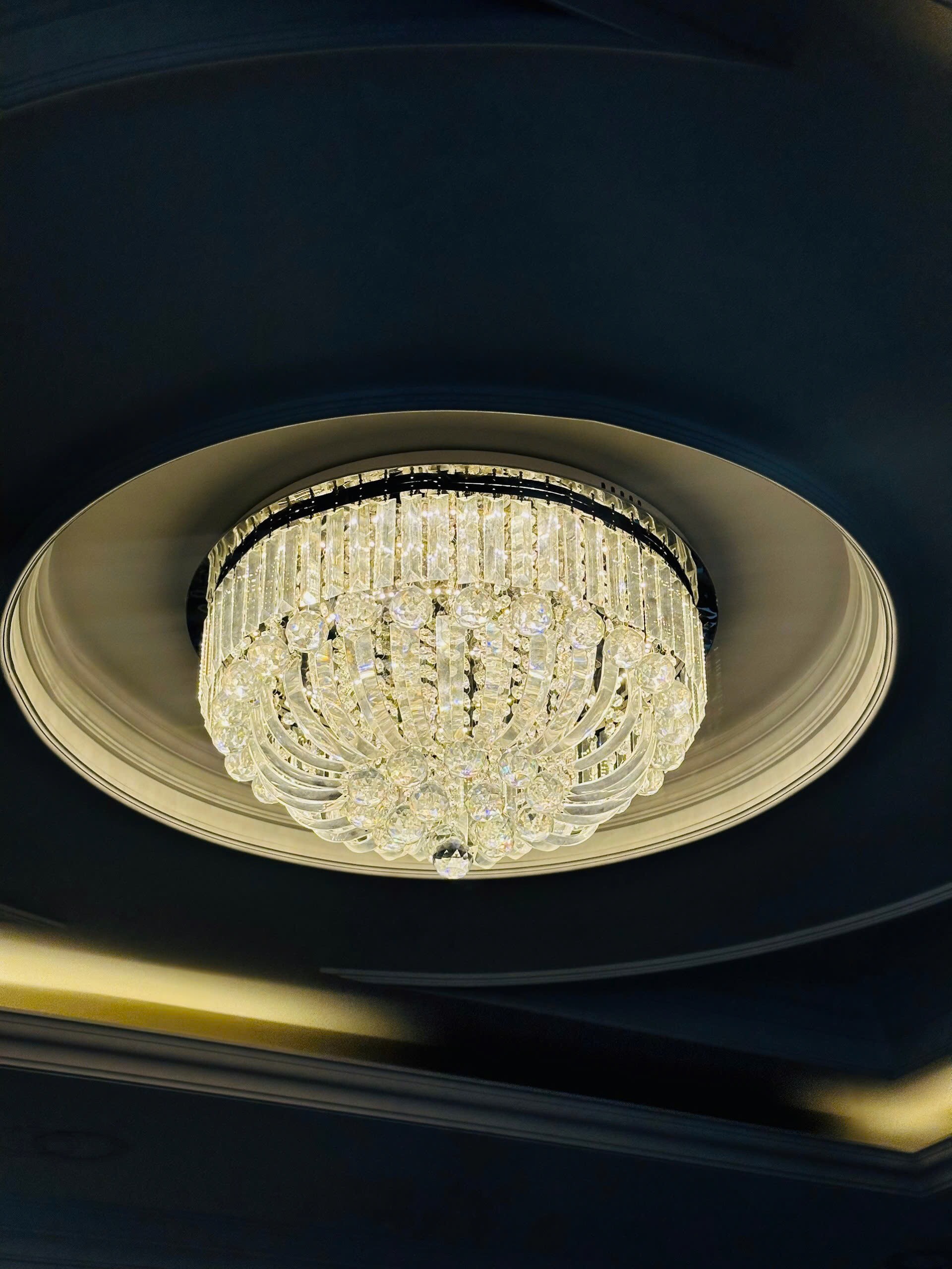 Đèn mâm pha lê OTPL40405T600 Đèn mâm pha lê OTPL40405T600