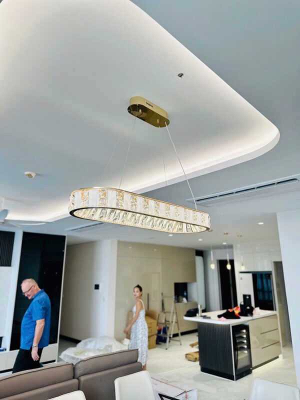 Đèn thả pha lê THD876N1000