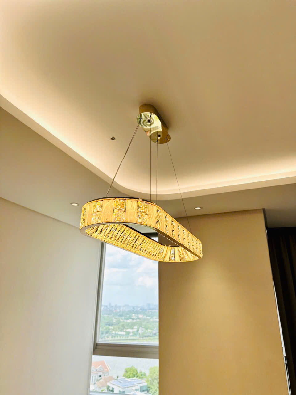 Đèn thả pha lê THD876N1000 Đèn thả pha lê THD876N1000