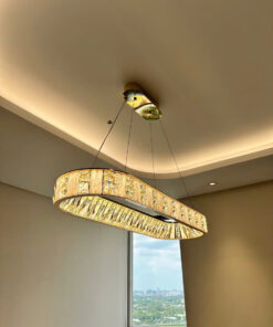 đèn trang trí nội thất của mọi nhà Đèn thả pha lê THD876N1000