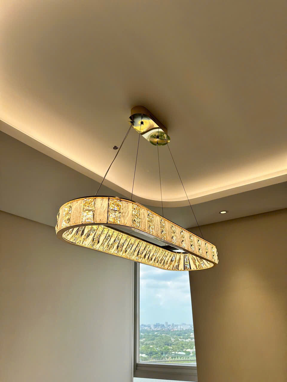 Đèn thả pha lê THD876N1000 Đèn thả pha lê THD876N1000