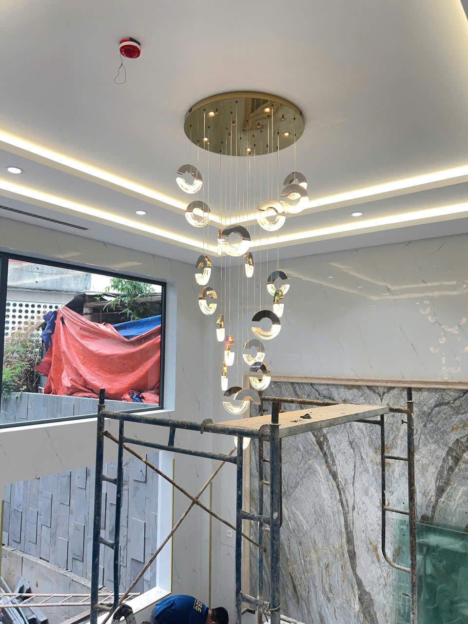 Đèn thả thông tầng THD2351T21 Đèn thả thông tầng THD2351T21