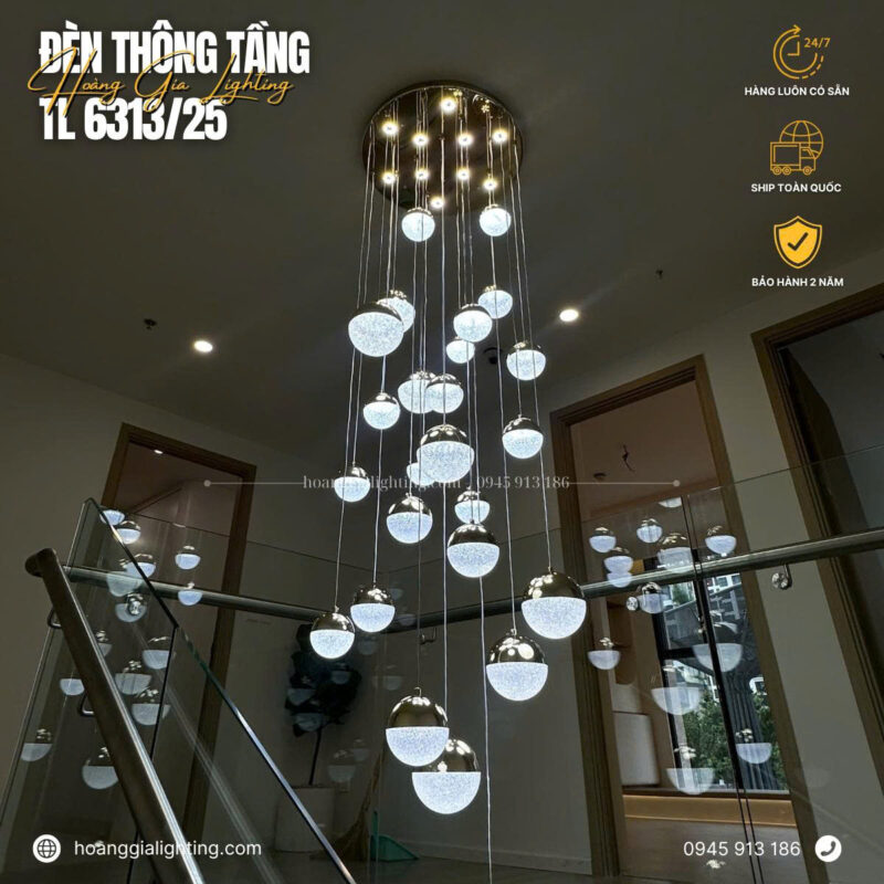 Đèn thả thông tầng TL 6313/25