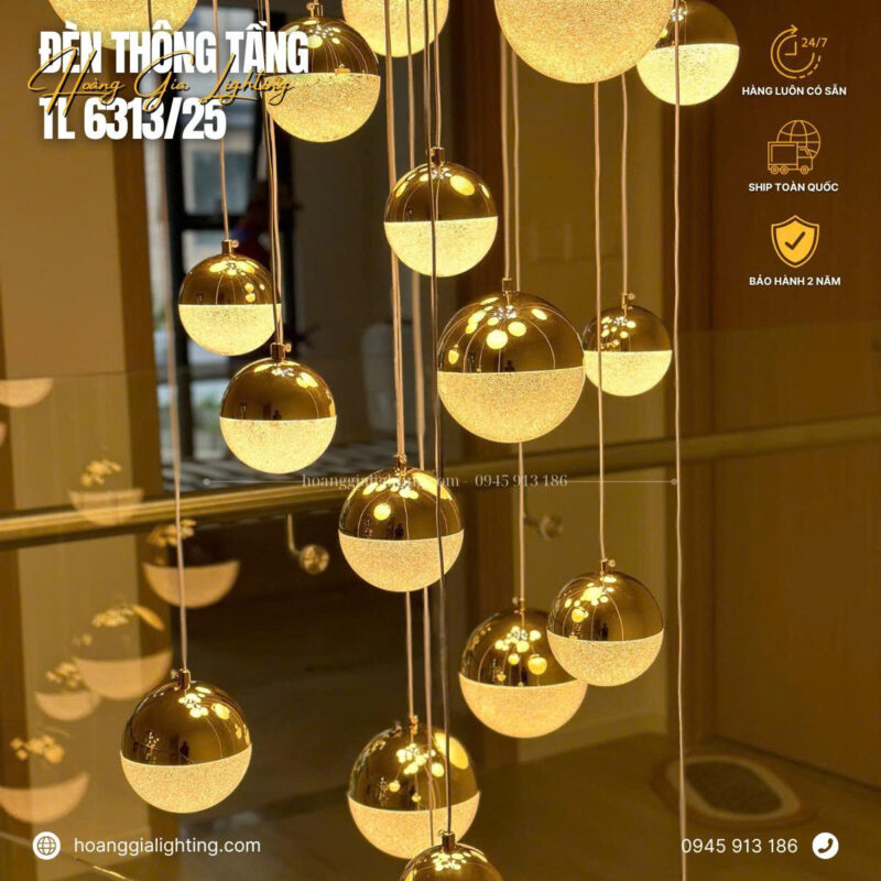 Đèn thả thông tầng TL 6313/25