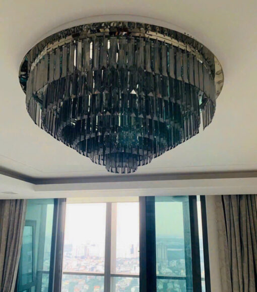đèn trang trí nội thất của mọi nhà Đèn mâm pha lê OTPL3509