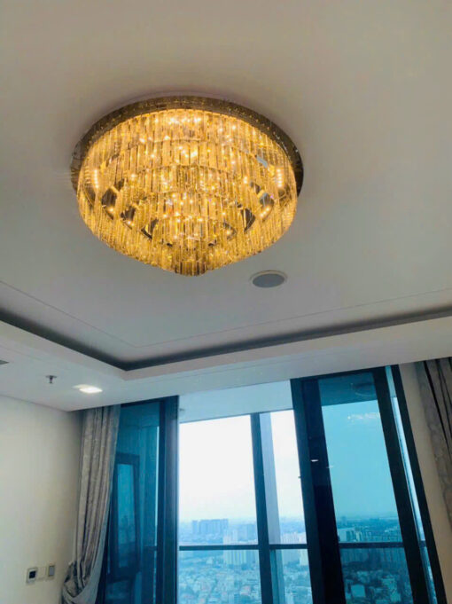 đèn trang trí nội thất của mọi nhà Đèn mâm pha lê OTPL3509