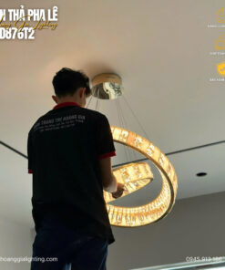 Đèn thả pha lê THD876T2
