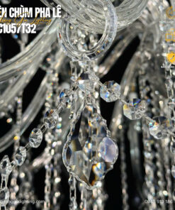 đèn trang trí nội thất của mọi nhà Đèn chùm nến pha lê DC1057T32