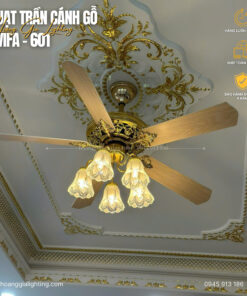 Quạt trần cánh gỗ QViFa-601