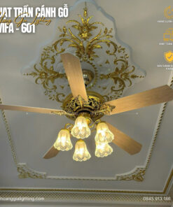Quạt trần cánh gỗ QViFa-601
