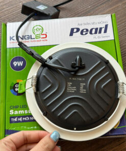 đèn trang trí nội thất của mọi nhà Đèn âm trần siêu mỏng 9W PEARL