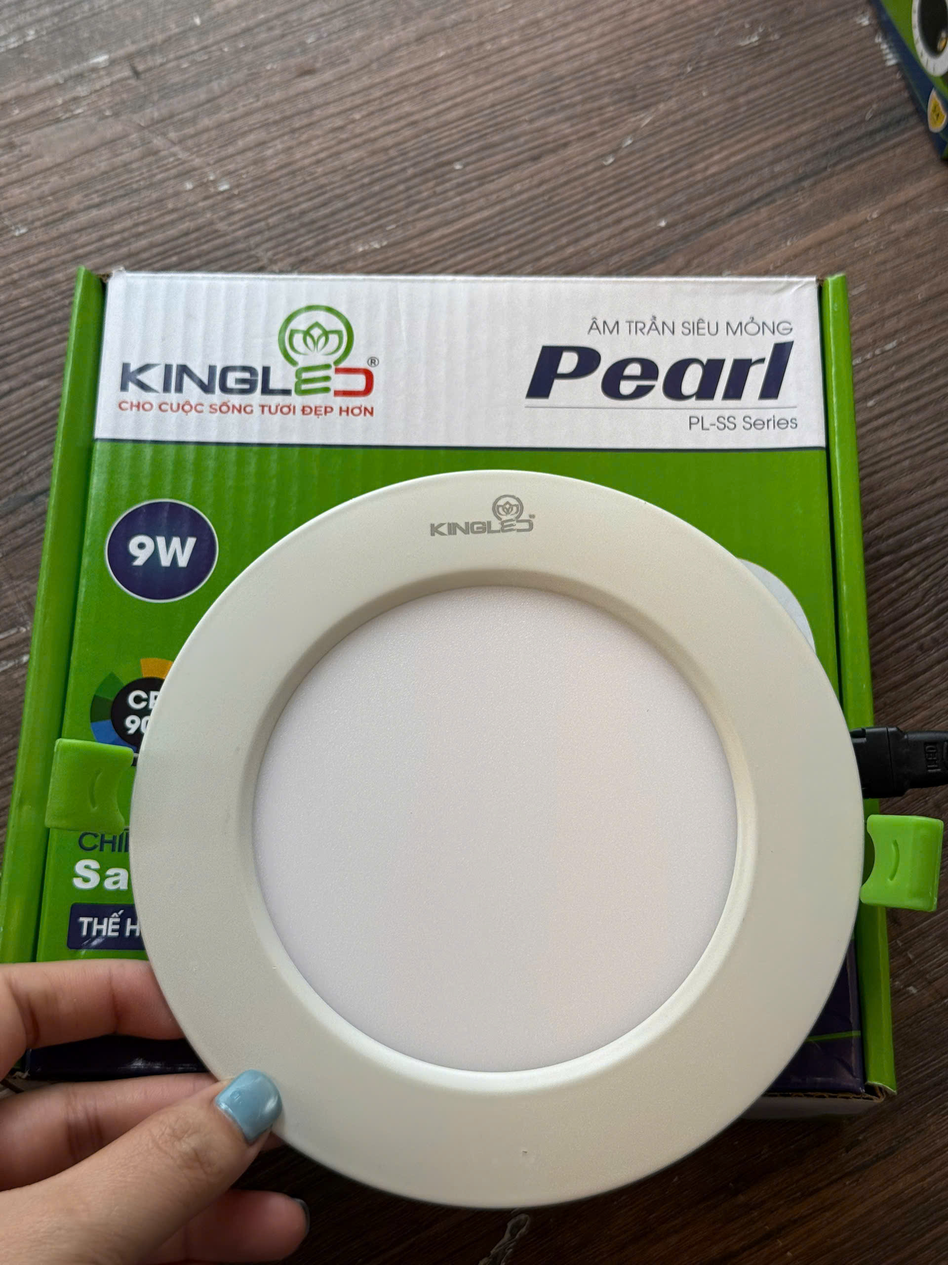 Đèn âm trần siêu mỏng 9W PEARL Đèn âm trần siêu mỏng 9W PEARL