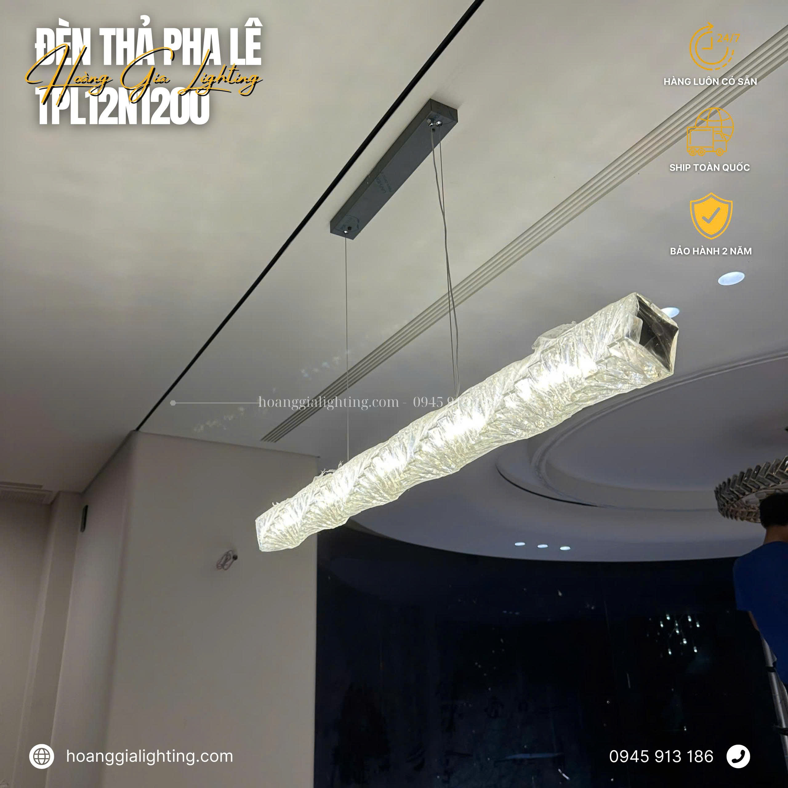 Đèn thả pha lê TPL12N120024afed300192ac38 Đèn thả pha lê TPL12N1200