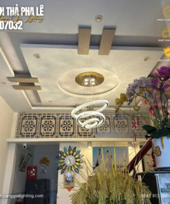 Đèn thả pha lê THD7032T357
