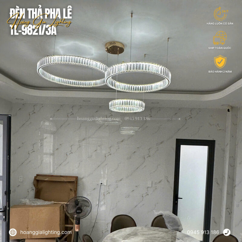 Đèn thả pha lê TL-9821/3A