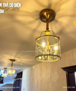 Đèn thả vòm đồng TD08