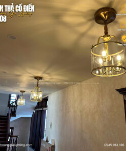 Đèn thả vòm đồng TD08