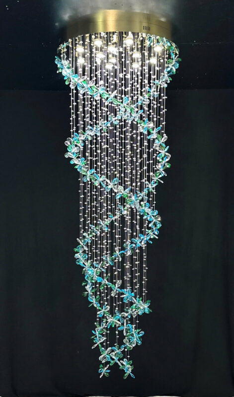 đèn trang trí nội thất của mọi nhà Đèn thả thông tầng THD025T800