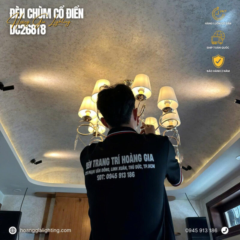Đèn chùm hiện đại DC268T8