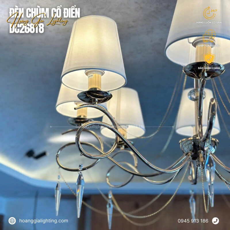 Đèn chùm hiện đại DC268T8