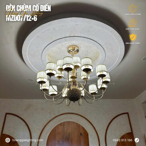 đèn trang trí nội thất của mọi nhà Đèn chùm chao đá CD-775