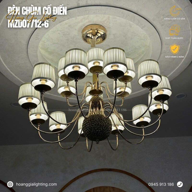 Đèn thả pha lê TH-8016-25