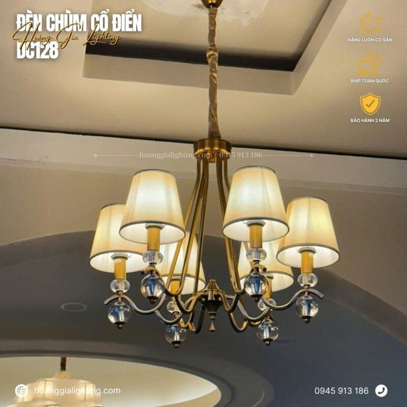 Đèn chùm hiện đại DC128T6