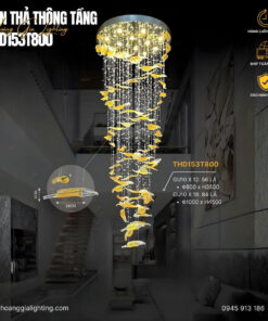 Đèn thả thông tầng THD153T1000