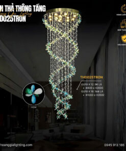 Đèn thả thông tầng THD025