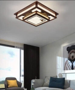 Đèn ốp trần gỗ OTG 34