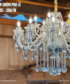 Đèn chùm nến pha lê CNQT-206/18