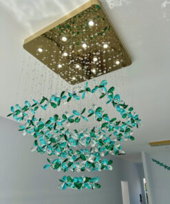 Đèn mâm ốp trần bông hoa THD025