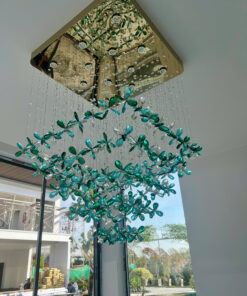 Đèn mâm ốp trần bông hoa THD025