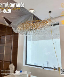 đèn trang trí nội thất của mọi nhà Đèn thả pha lê TH-8020/1500