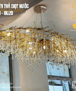 đèn trang trí nội thất của mọi nhà Đèn thả pha lê TH-8020/1500