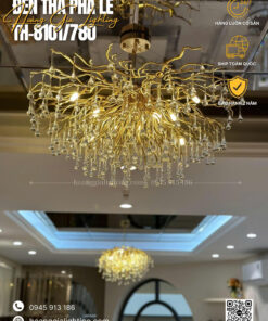 Đèn thả pha lê TH-8101/780