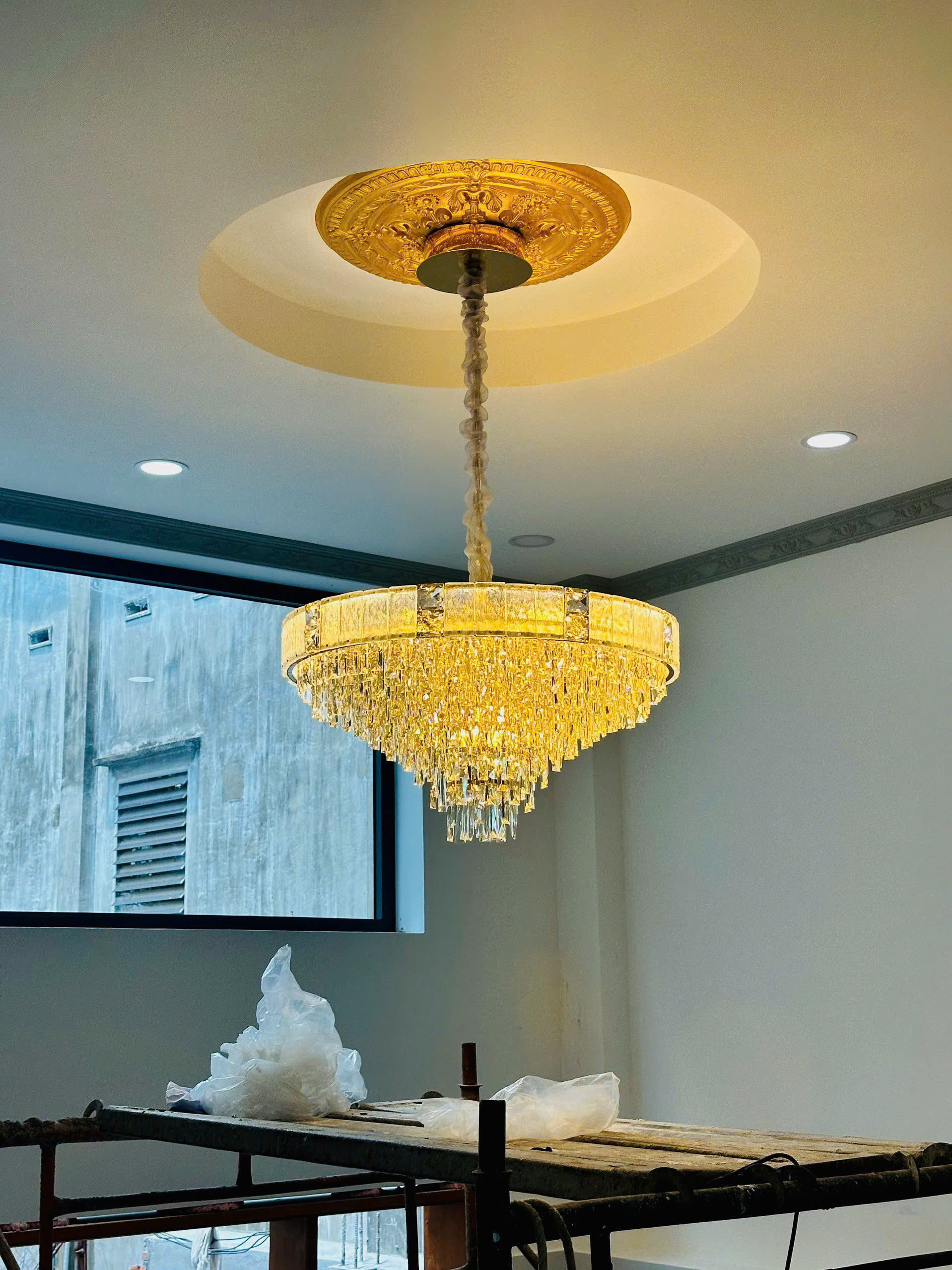 Đèn thả pha lê TPL326T600 Đèn thả pha lê TPL326T600