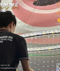 Đèn thả pha lê T-115