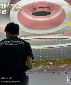 Đèn thả pha lê T-115