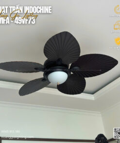 Quạt trần hình lá cọ QViFa-49VF73/Led