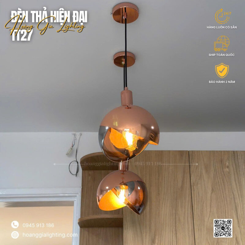 Đèn thả thủy tinh TT27