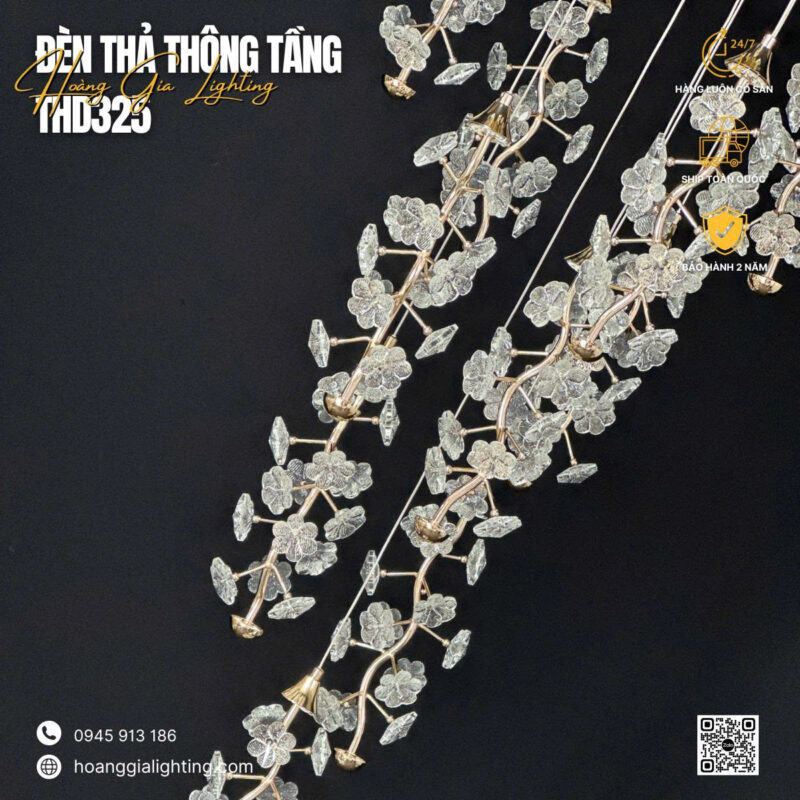 Đèn thả thông tầng THD325