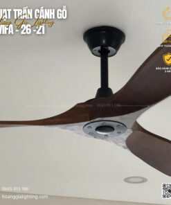 Quạt trần cánh gỗ QViFa-26-21