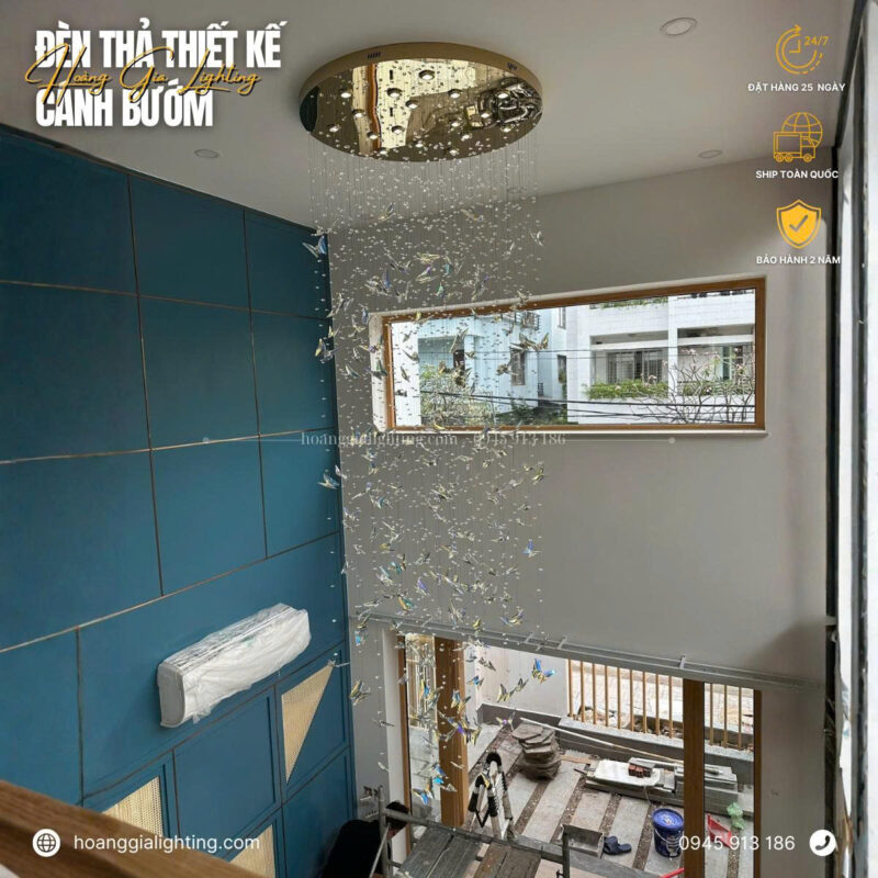 đèn thiết kế riêng cánh bướm